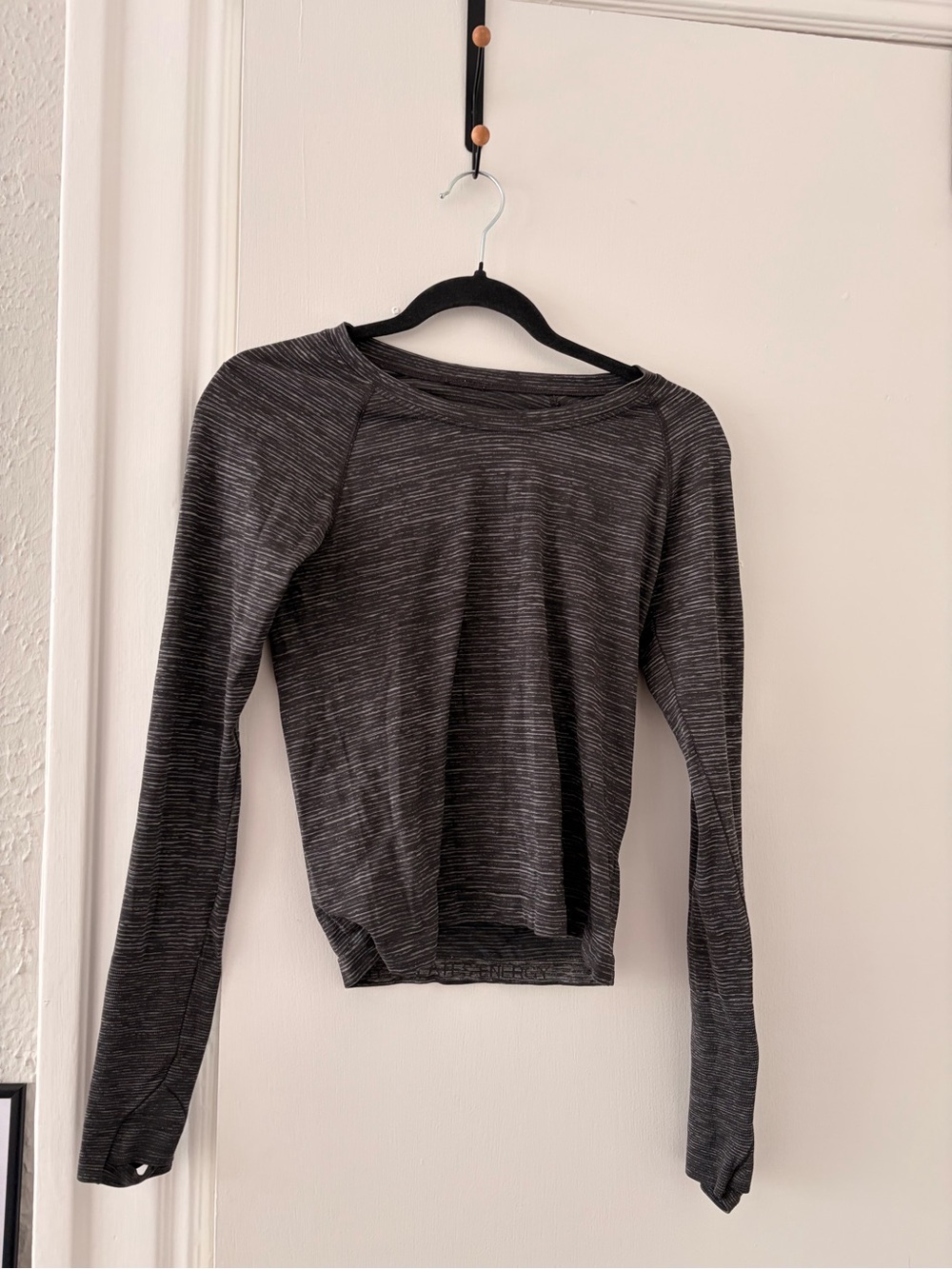 Lululemon align Heathered Black Performance Top